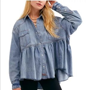 Free People Baby Doll Top